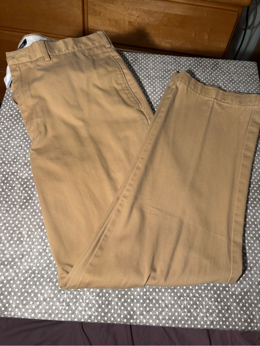Lands' End Men's Khaki/Tan Chino Pants